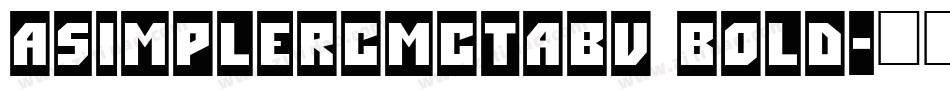 aSimplerCmCtAbv Bold字体转换